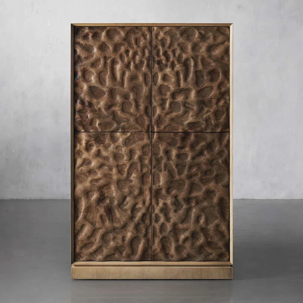 Textured Bronze Cabinet