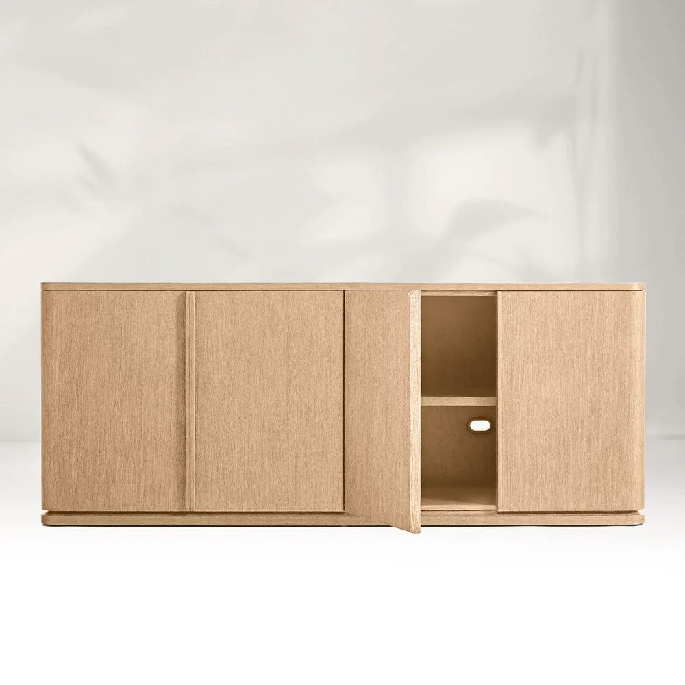 Minimalist 4-Door Sideboard