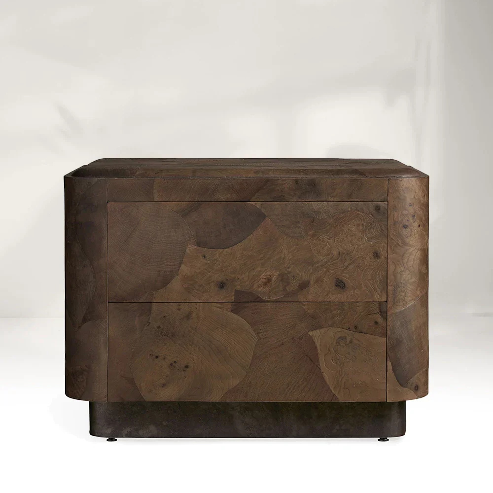Brown - grain Two - drawer Sideboard