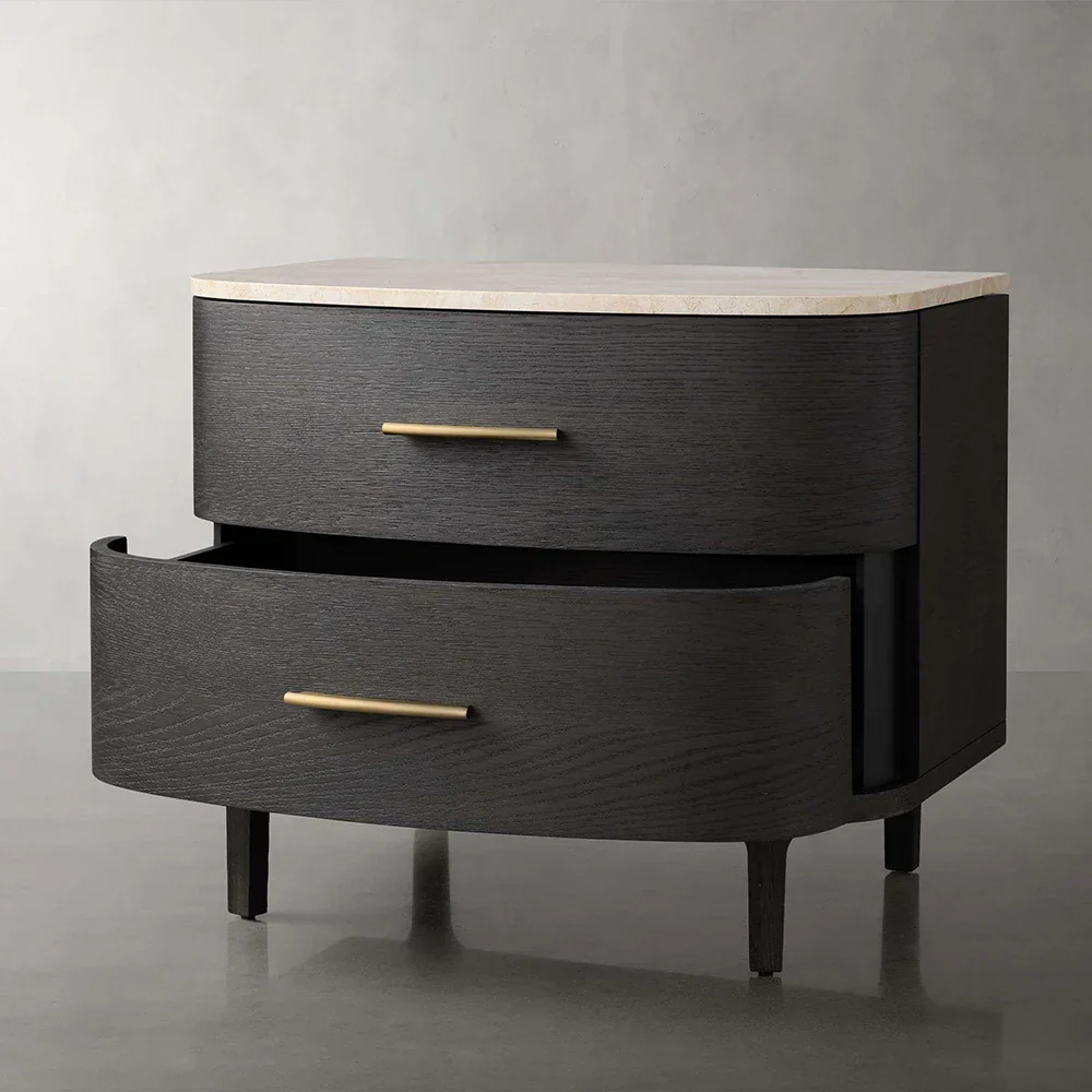 Double - drawer Nightstand