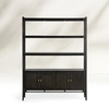 Contemporary - minimalist Black Storage Shelving