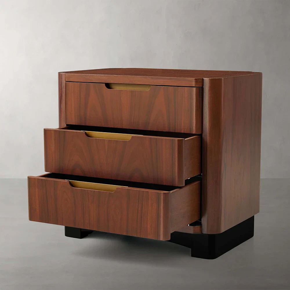 Three - Drawer Bedside Cabinet