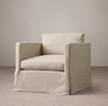 American RH simple and detachable washable sofa