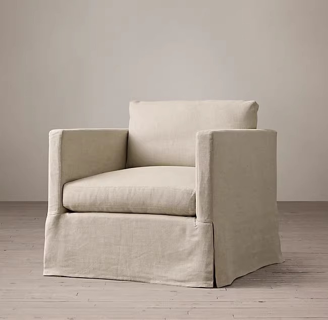 American RH simple and detachable washable sofa