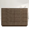 Wooden 10-Drawer Dresser