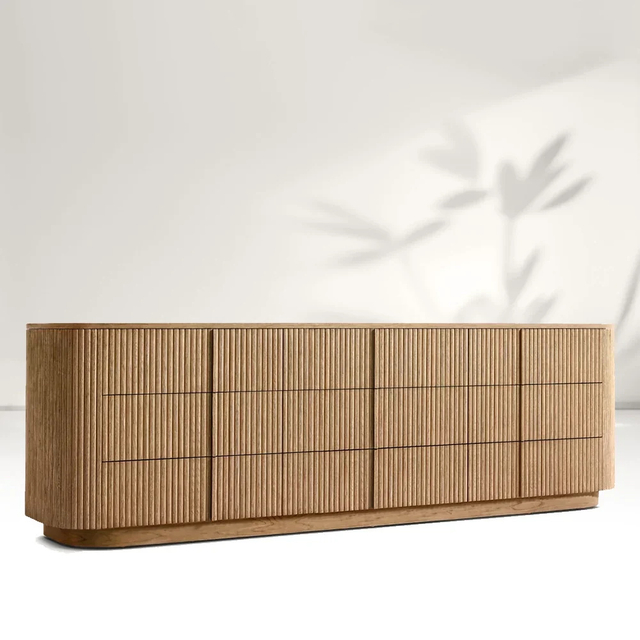 Modern Stone 9-Drawer Dresser