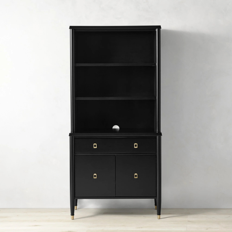 Modern Minimalist Wood Storage Hutch