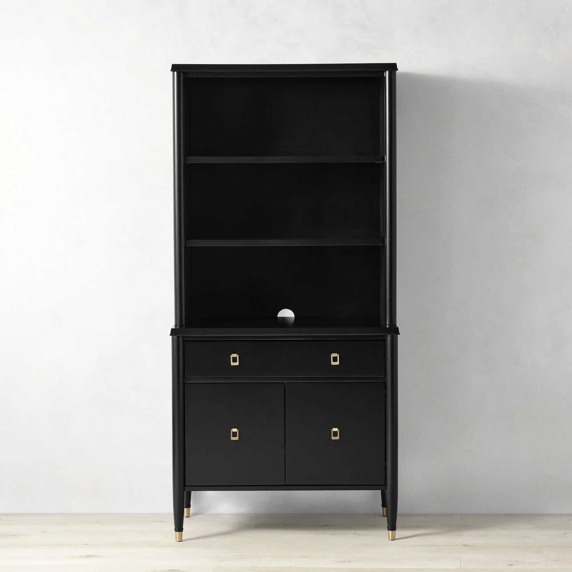 Modern Minimalist Wood Storage Hutch