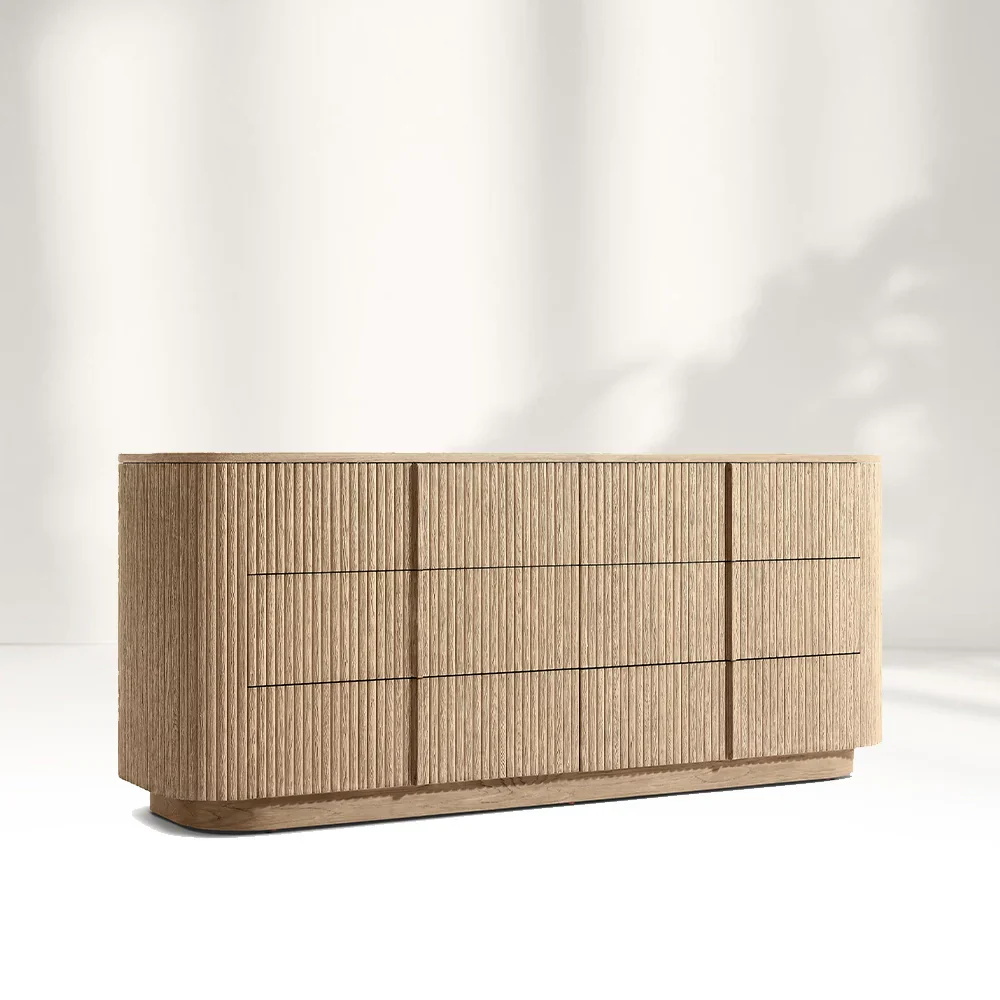 Modern Sideboard 6-Drawer Dresser
