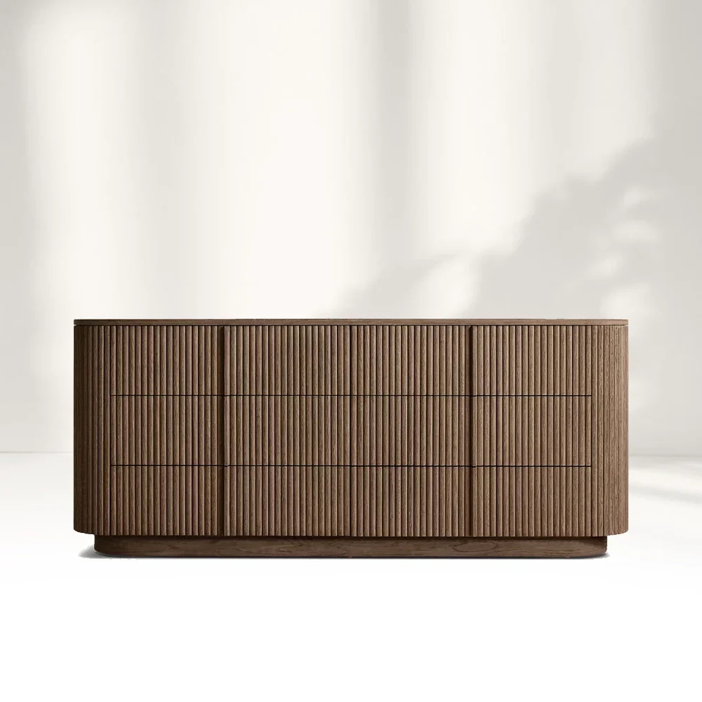 Modern Sideboard 6-Drawer Dresser