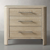  Oak Three - drawer Nightstand