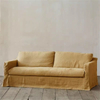 Removable and washable vintage fabric sofa