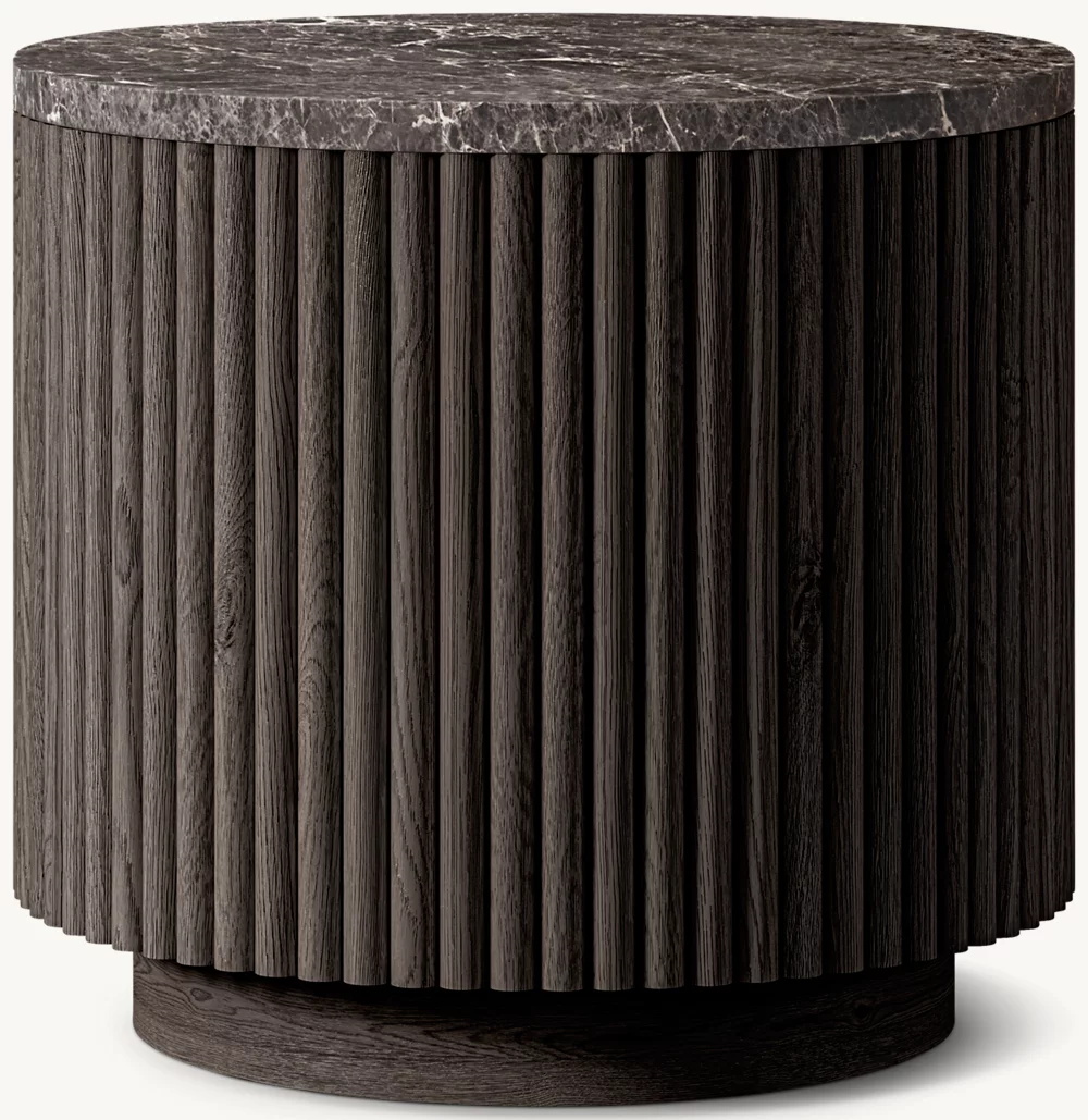 Stone Round Side Table