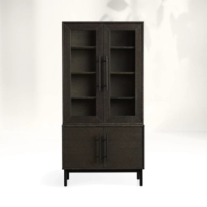 Elegant Silhouette Display Cabinet