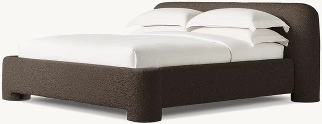 Fabric Panel Sleeping Bed