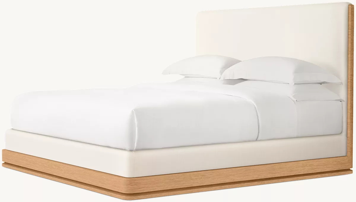 Fabric Panel Double Bed