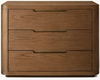 Solid Wood Rounded-edge Nightstand