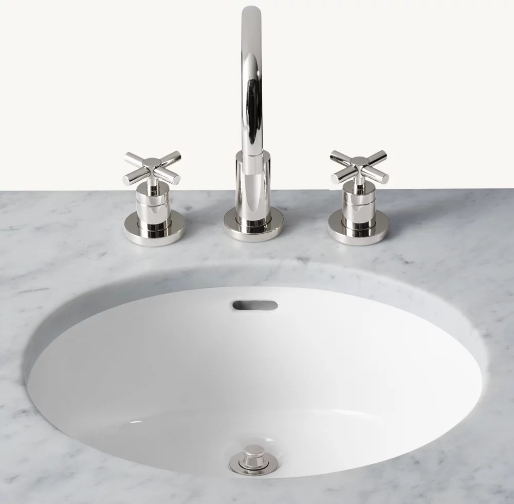 French Contemporary Double Vanity