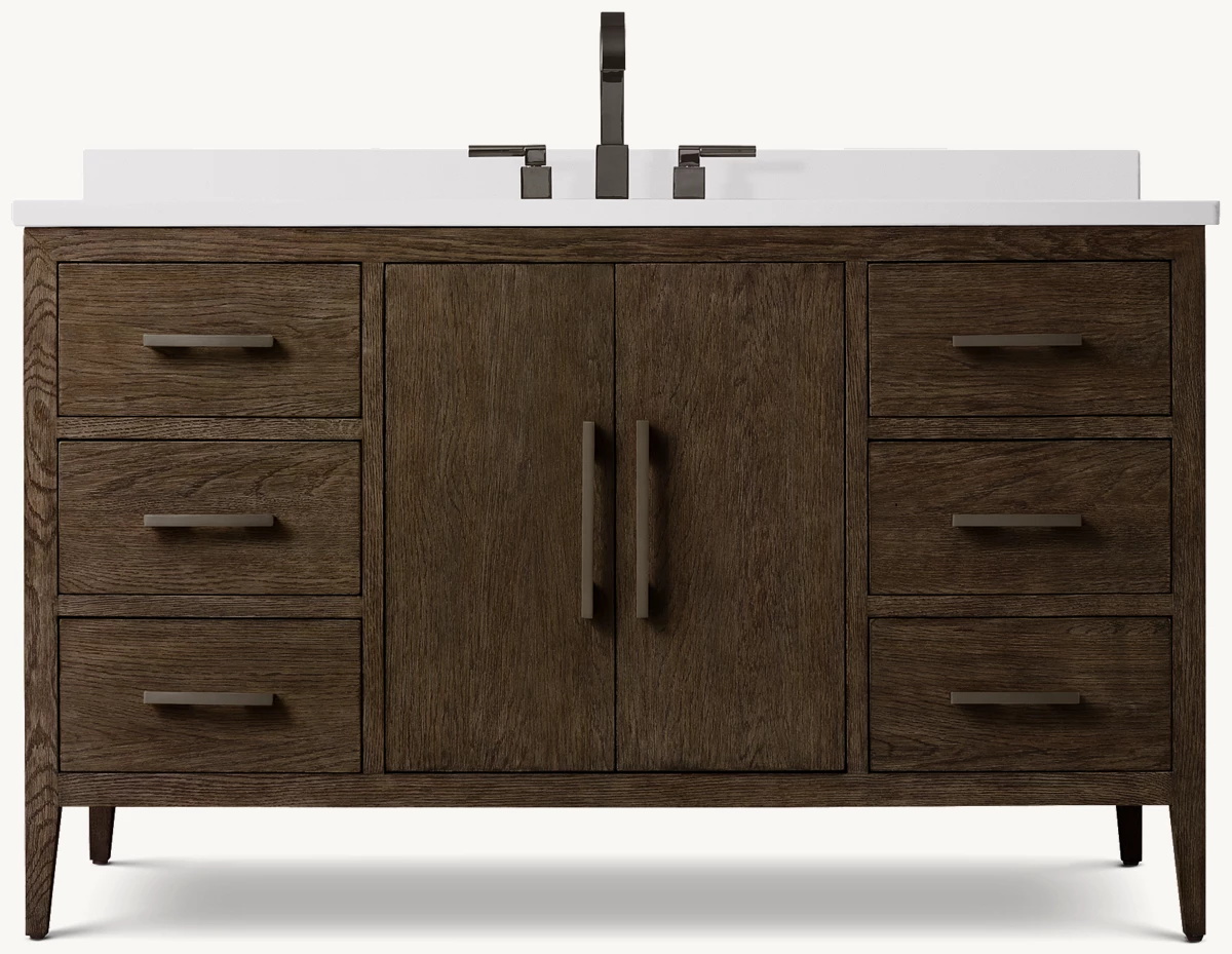 Single extra-wide vanity