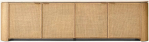 Woven 4-door Media Console