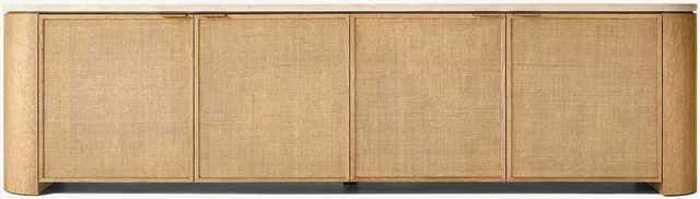 Woven 4-door Media Console
