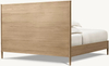 Full-back White Oak Solid Wood Bed