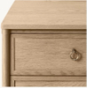 White Oak with Compartmental Storage Dressing Table