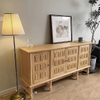 White Oak Wooden Hallway Organizer